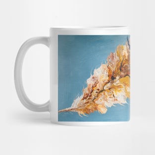 Feather pouring paint Mug